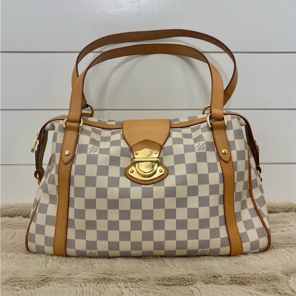 Authentic Louis Vuitton Damier Azur PM Stresa